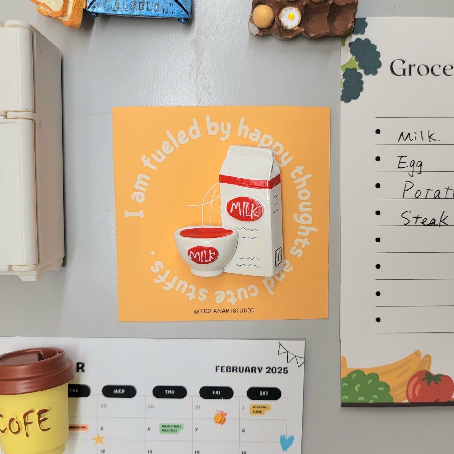 Toaster and Milk Magnets