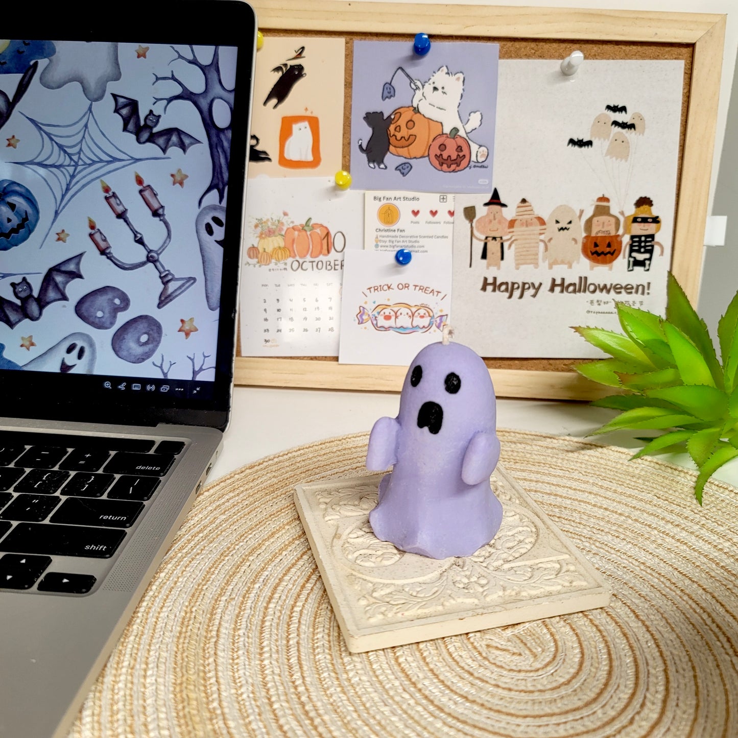 Haunted Ghost Candle