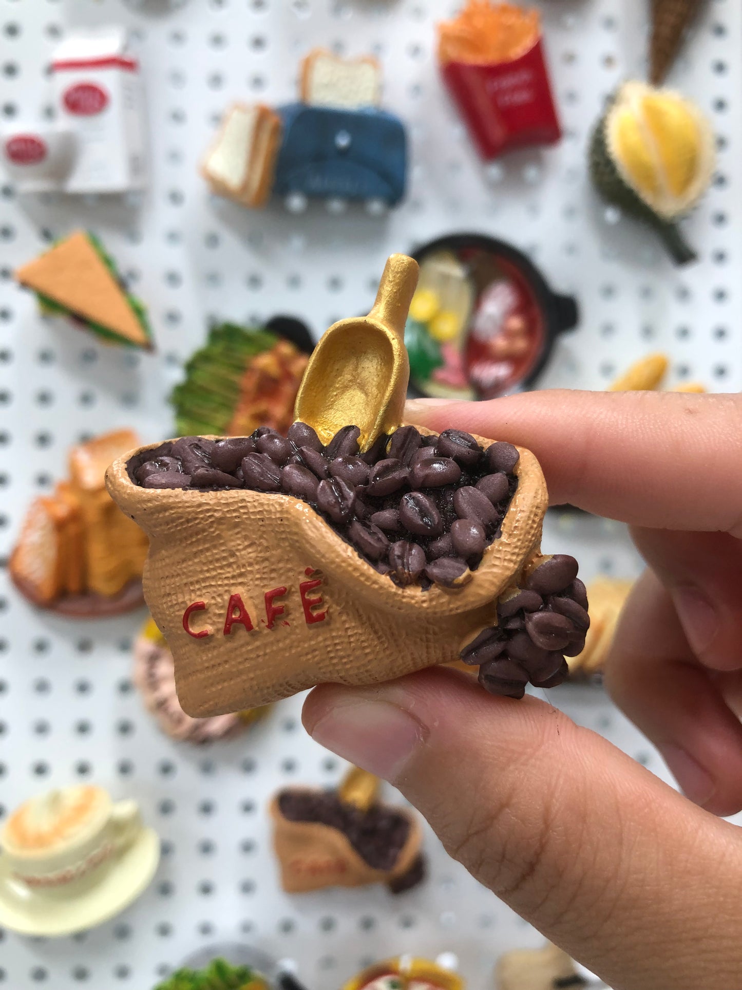 Coffee cappuccino magnet