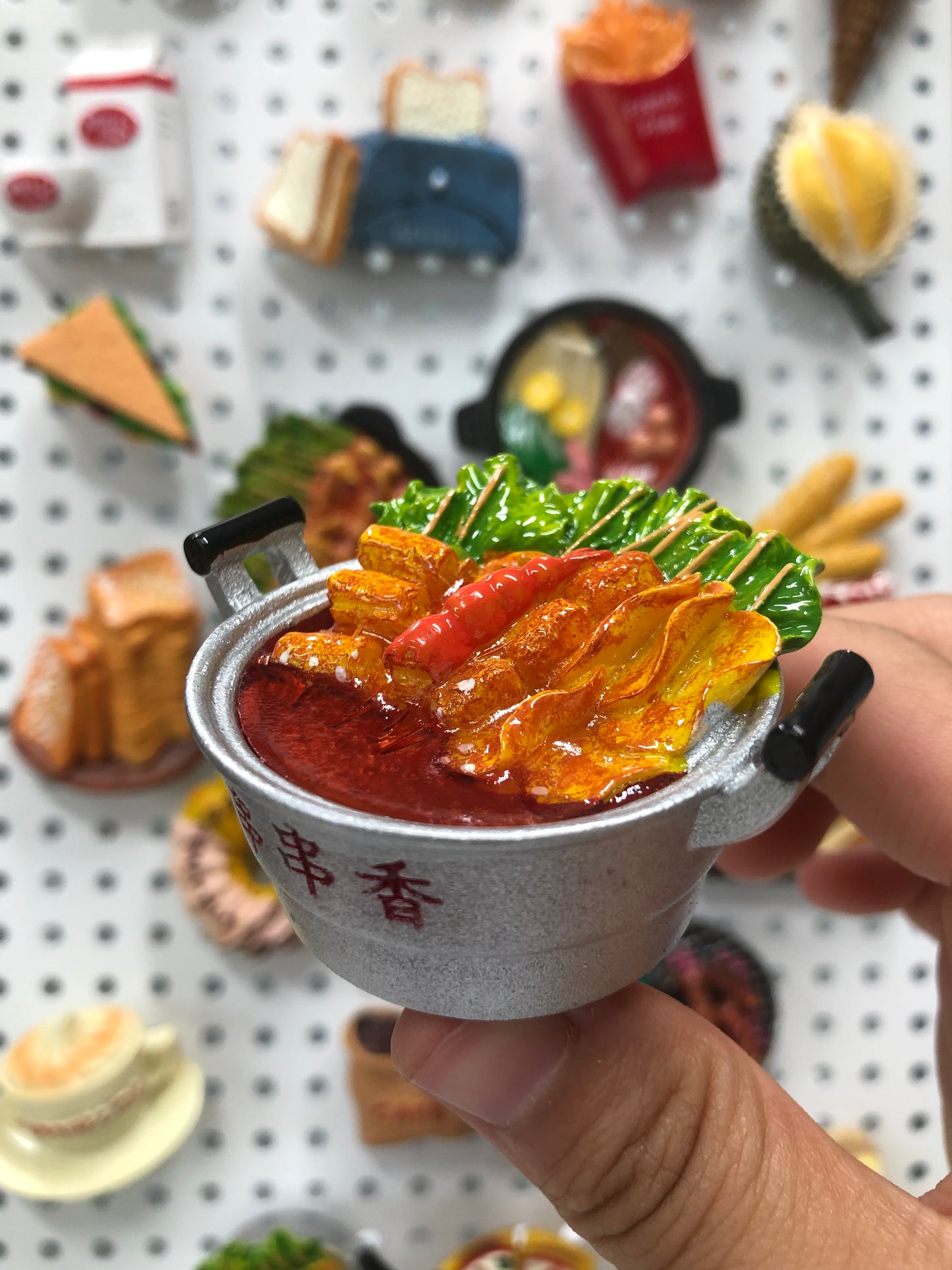 Hot pot skewers magnets