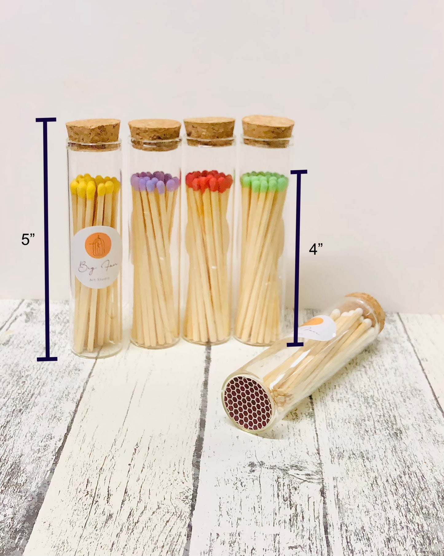 Decorative Matchstick Jar