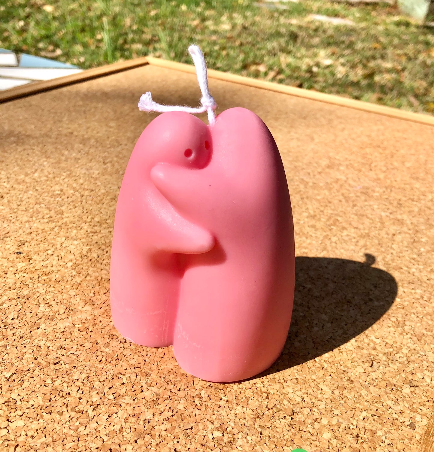 Hugging Ghost Candle