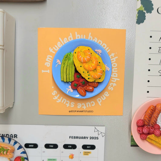 Open Sandwich Plate Magnet