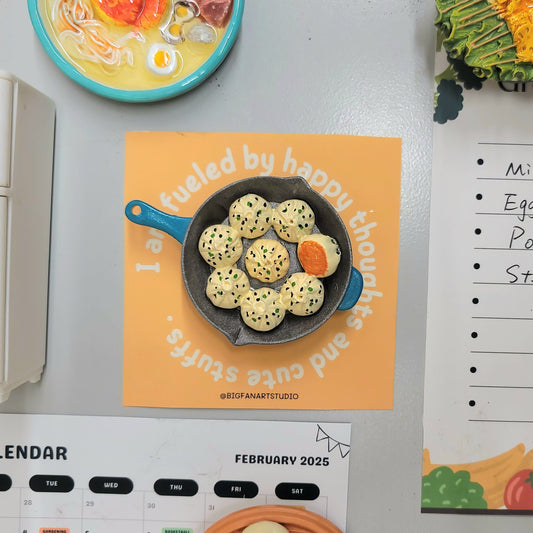 Baozi Skillet Magnet