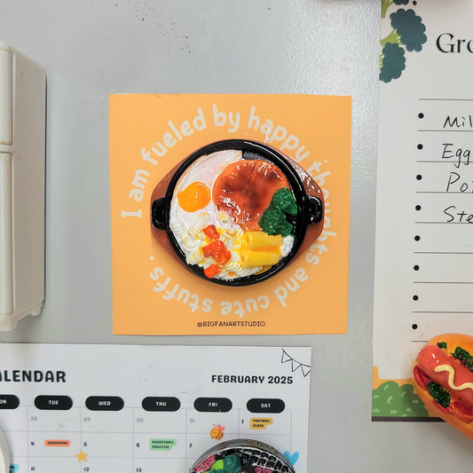 Steak and Eggs Plate Magnet