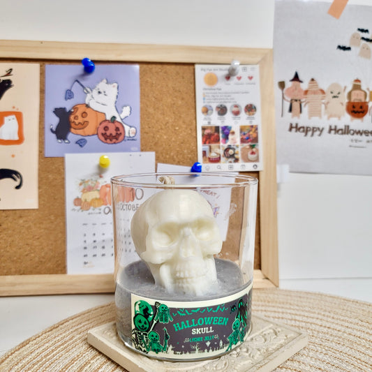Halloween Skull Jar