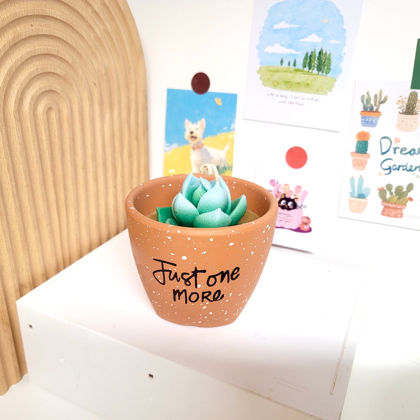 Succulent Plant Candle