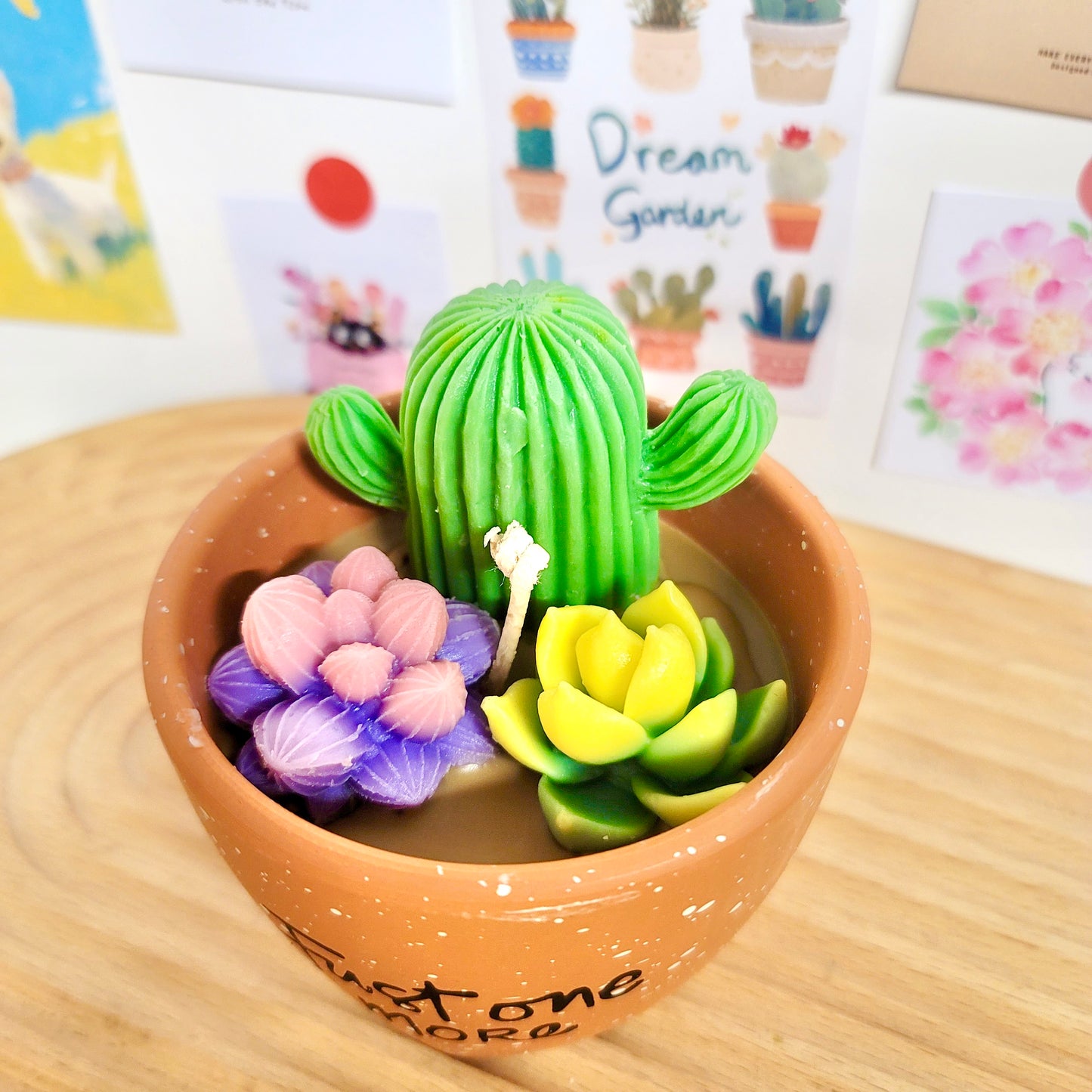 Succulent Plant Candle