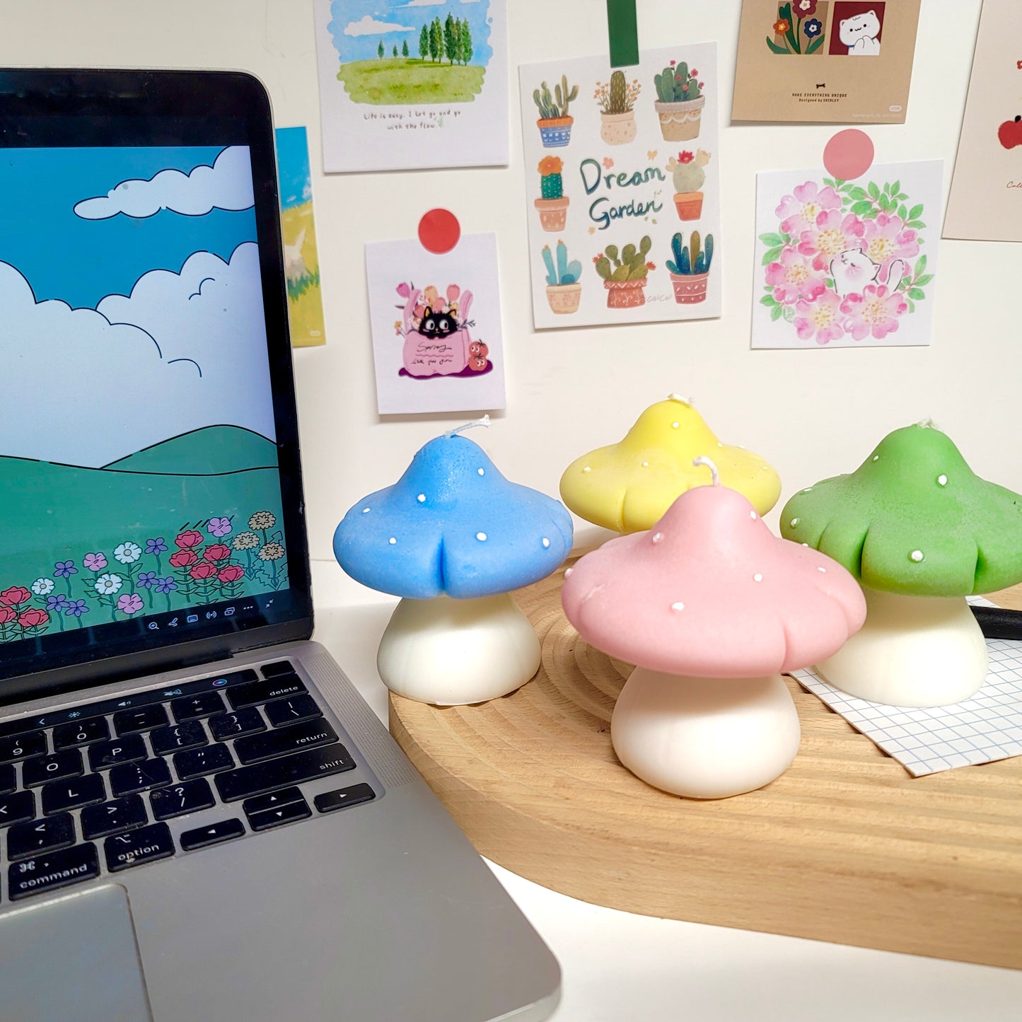 Mushroom Candle