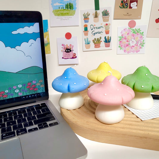 Mushroom Candle