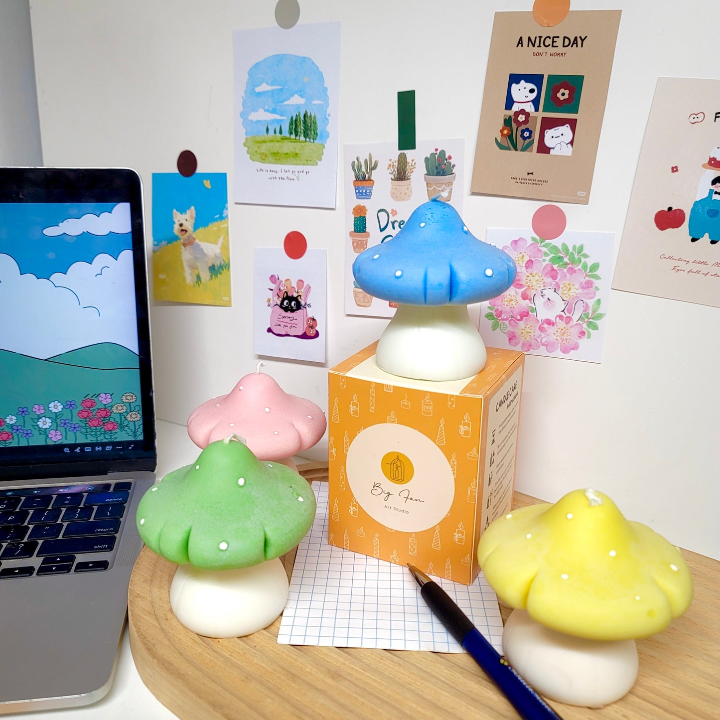 Mushroom Candle