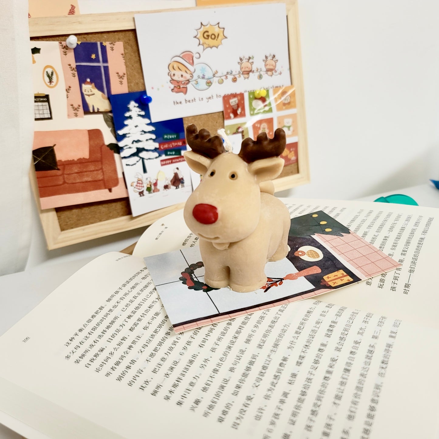 Reindeer Candle