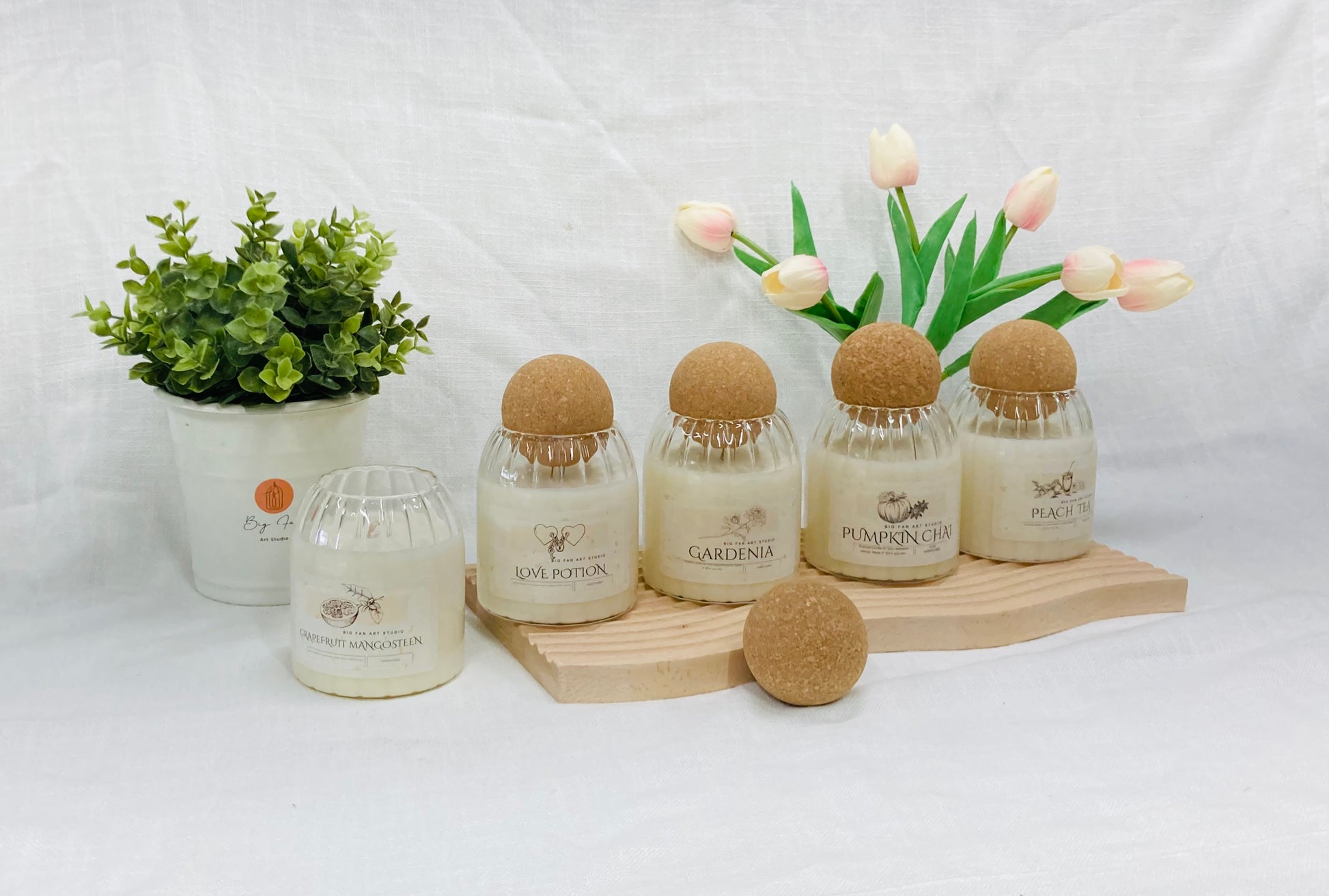 Signature Jar Candles - Full view of the 12 oz hand-poured soy wax candle.